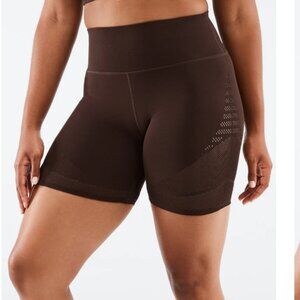 FABLETICS SculptKnit® High-Waisted 6'' Short - Chicory Coffee